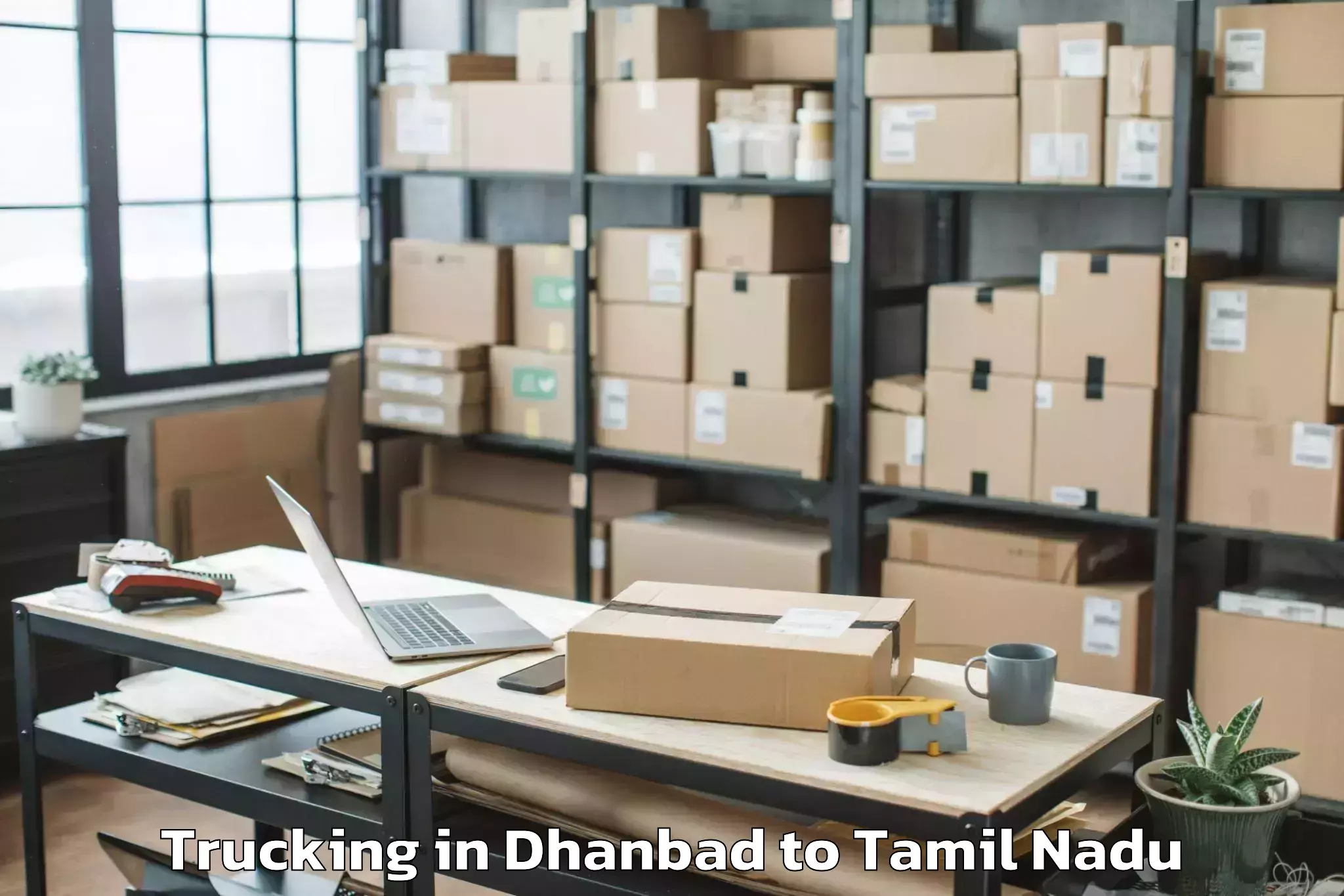 Book Dhanbad to Nangavalli Trucking Online